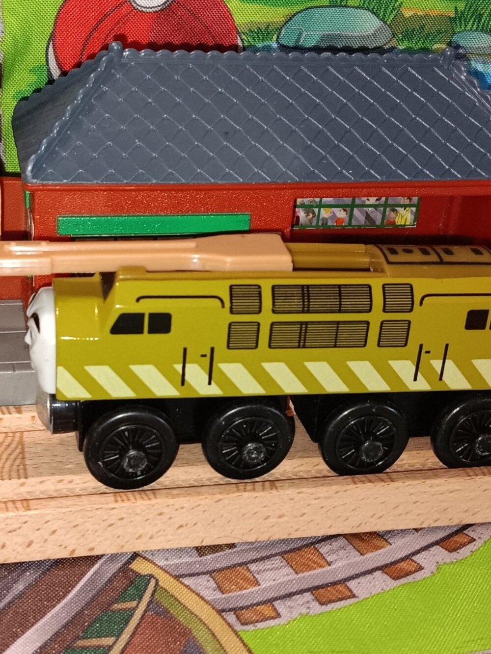 Thomas Wooden Railway Train Track Engine Diesel 10